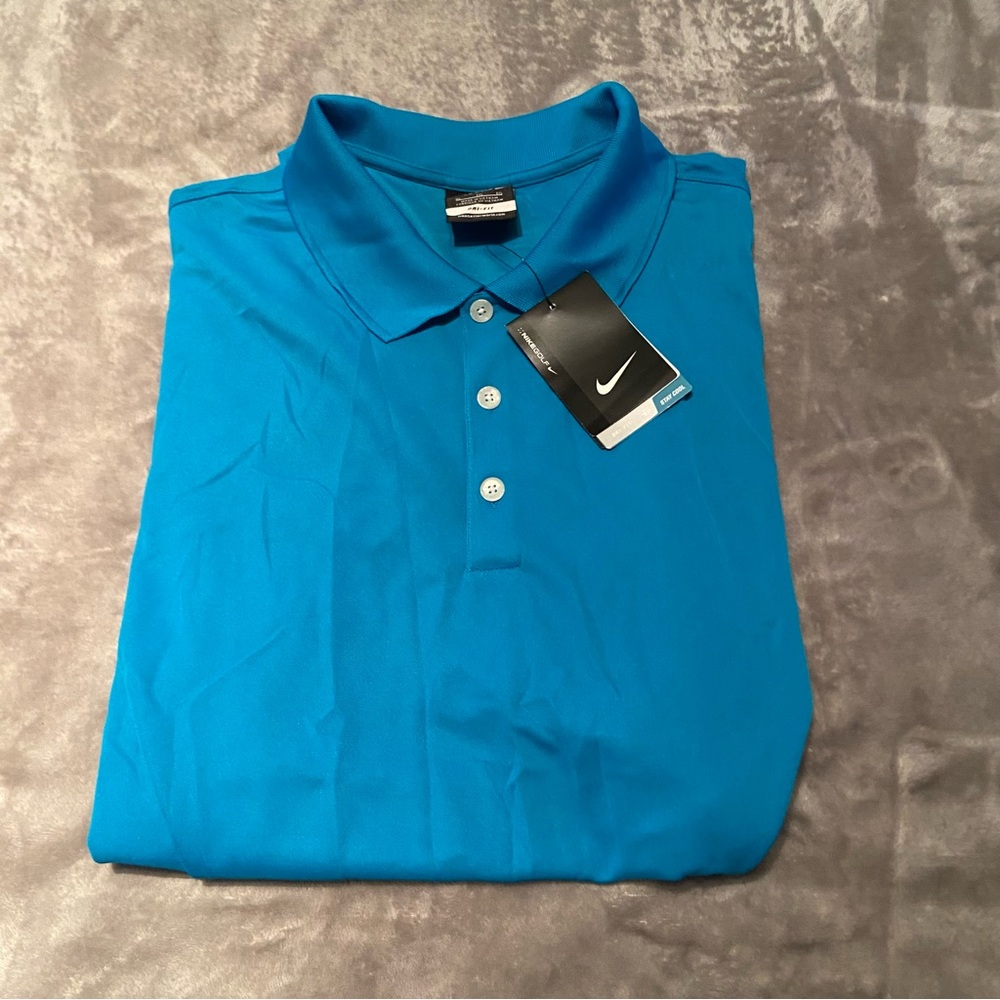 Nike Men's Blue Polo Shirt